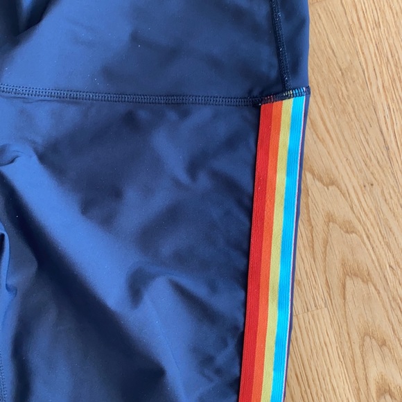 SPIRITUAL GANGSTER Rainbow Stripe Leggings - Medium - Picture 2 of 2